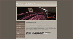Desktop Screenshot of hickmanhighschooltheatre.com