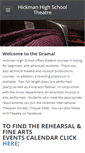 Mobile Screenshot of hickmanhighschooltheatre.com