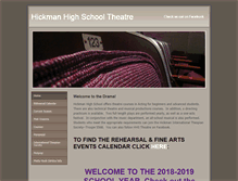Tablet Screenshot of hickmanhighschooltheatre.com